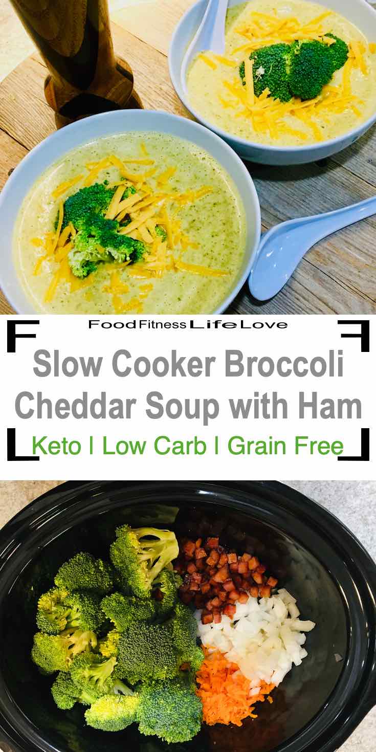 Broccoli Cheddar Ham Soup Pin