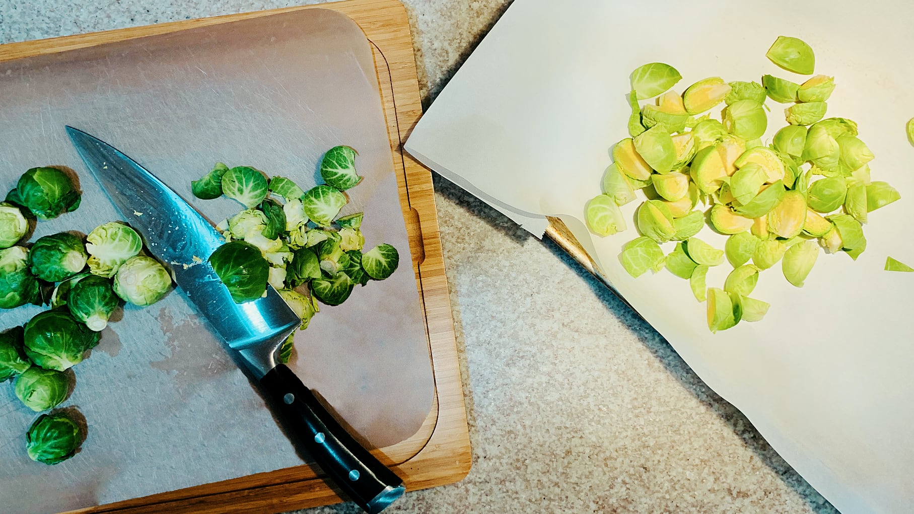 Roasting Brussel Sprouts