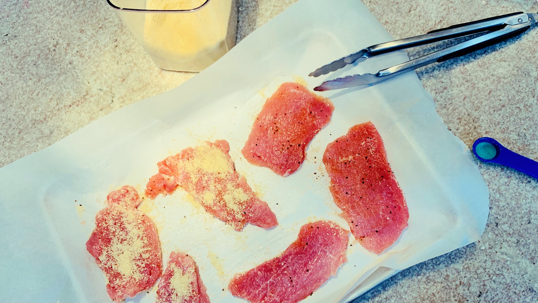 Almond Flour Crusted Pork Chops