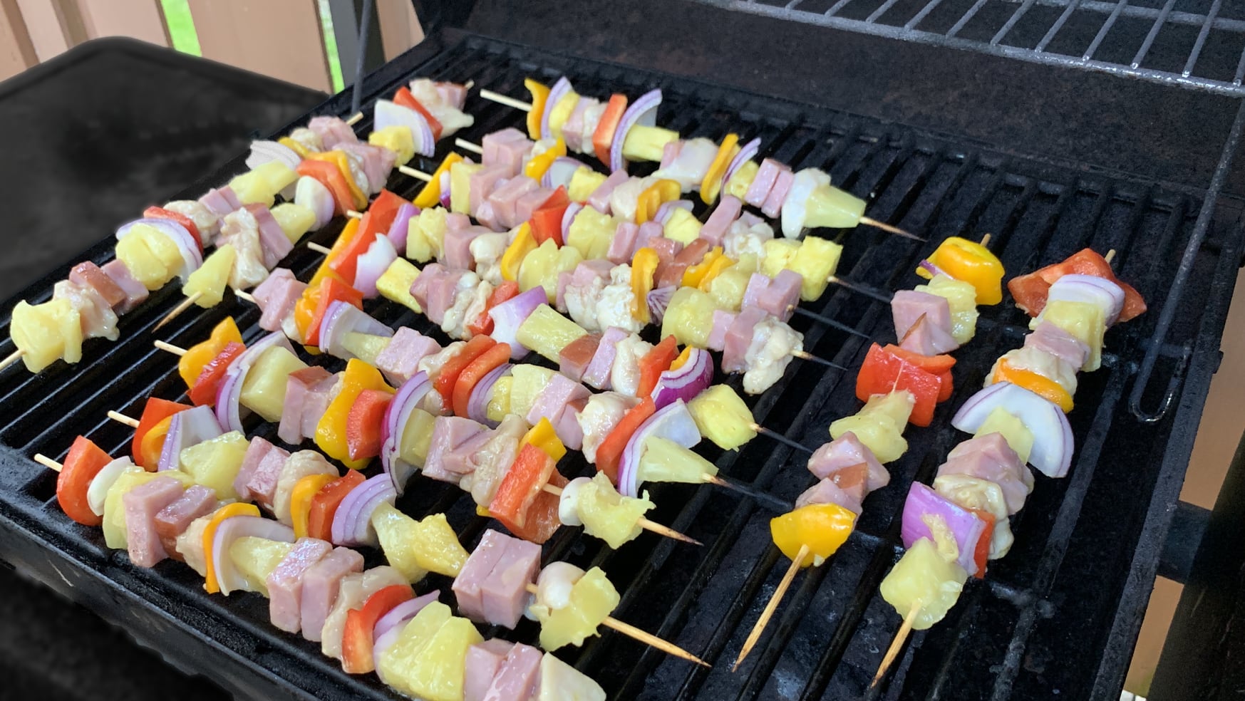 Hawaiian Shish Kabobs on the Grill
