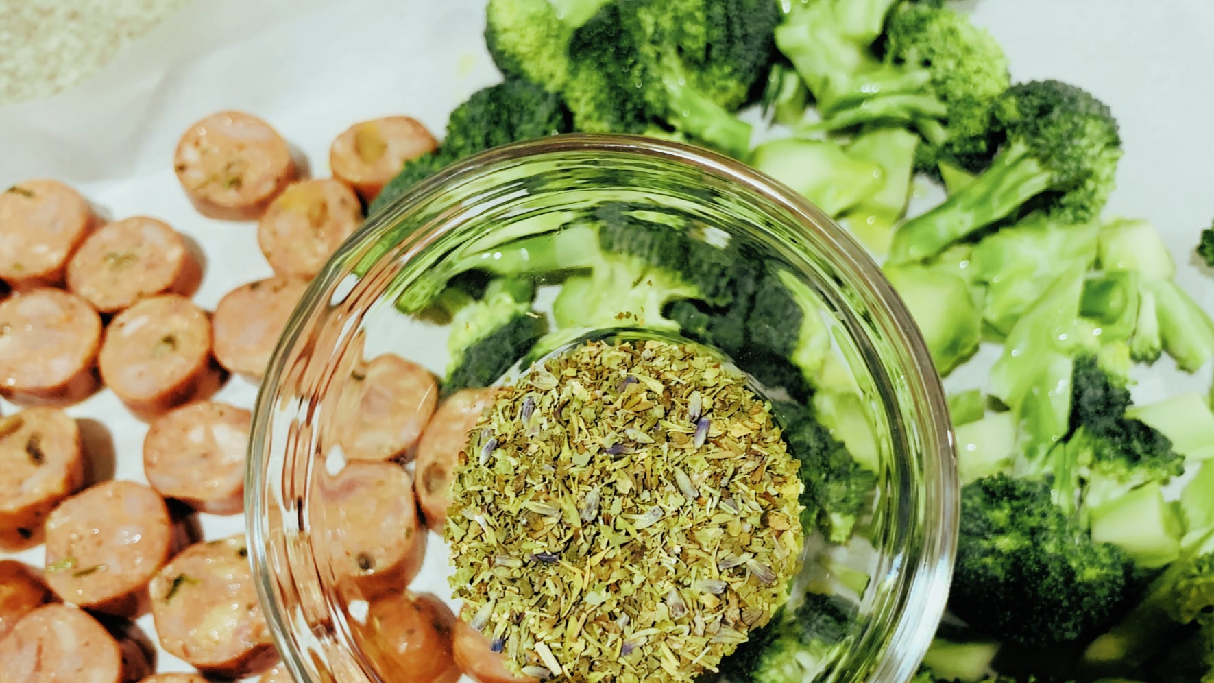 Herbs de Provence with Sausage and Broccoli