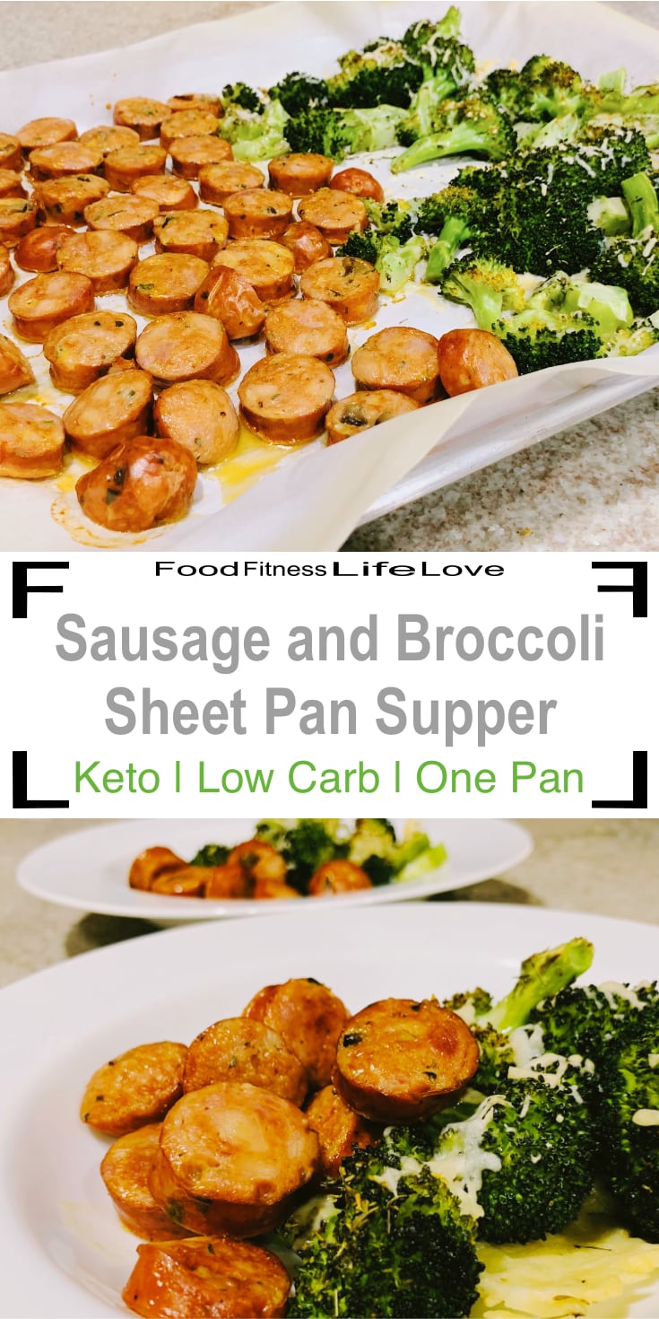 Sausage and Broccoli Sheet Pan Supper Pin