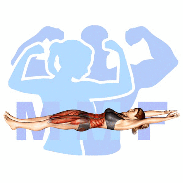 Graphic image of a fit woman performing Jack Split Crunch.