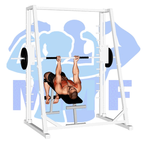 Graphic image of a fit man performing alternate cable triceps extensions.
